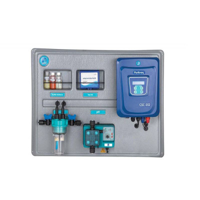 Gemas Puritron GSC Off-line Salt-water Chlorinator 10 g/h with automatic Redox control and 2 l/h Dosing pump