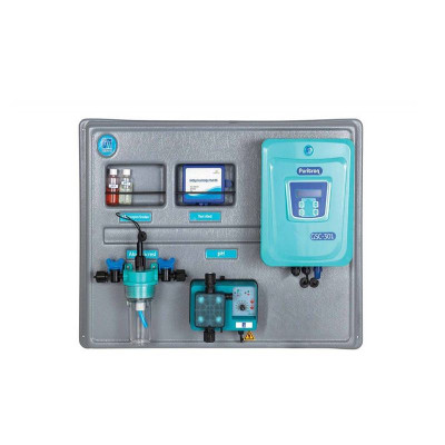Gemas Puritron GSC Off-line Salt-water Chlorinator 15 g/h with automatic pH control and 2 l/h Dosing pump
