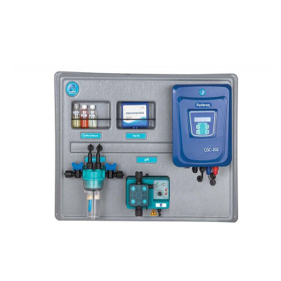 Gemas Puritron GSC Off-line Salt-water Chlorinator 20 g/h with automatic Redox control and 2 l/h Dosing pump